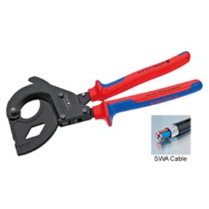 KNIPEX RATCHET CABLE CUTTER FOR SWA CABLE 315MM 9532315A
