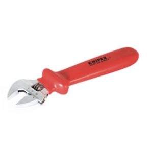 KNIPEX INSULATED ADJUSTABLE WRENCH (1000V) 10" 9807250