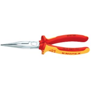 KNIPEX INSULATED CHAIN NOSE CUTTING PLIER 6" 2506160