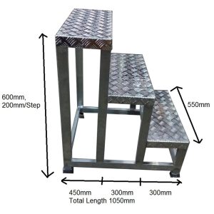 LADDERMENN STAIRCASE LADDER 3 STEP (STAGE STAIR)