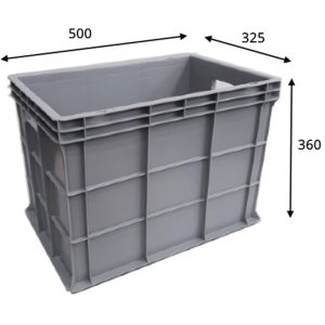 LAIWA PLASTIC CONTAINER L500XW325XH360MM-CH 53360