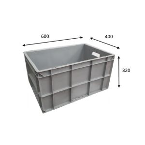 LAIWA PLASTIC CONTAINER L600XW400XH320MM-CH 64320