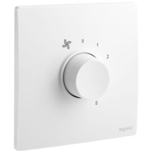 LEGRAND MALLIA SENSES 281082 MWSG 100W 5 SPEED FAN CONTROL