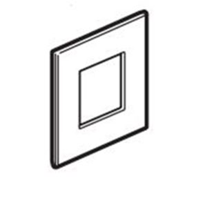 LEGRAND ARTEOR SQUARE WHITE PLATE 575210