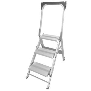 LOUISON® ZC SERIES H/DUTY FOLDABLE GUARD RAIL LADDER 150KG