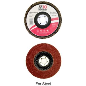 M10 100MM FLAP DISC FOR STEEL