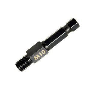M10 3/8" HEX SHANK ADAPTOR FOR VACUUM BRAXED HOLE SAW 019-231-09