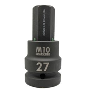 M10 Impact Hex Bit Socket 3/4"Dr. | Model : M10-004-423-17