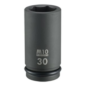 M10 3/4" Dr 6pt Impact Deep Socket (Metric) | Model : M10-004-316-17