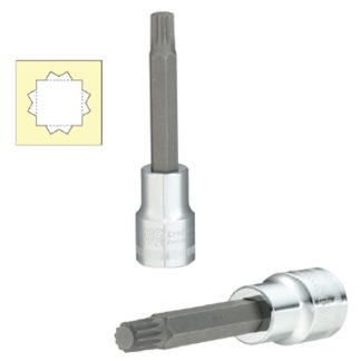 M10 1/2" Dr.triple Square (Xzn) Long Socket | Model : M10-004-494-908