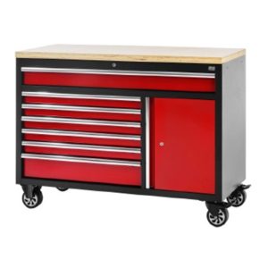 M10 7 DRAWER TOOL WAGON WITH WOODEN TOP MW-XL