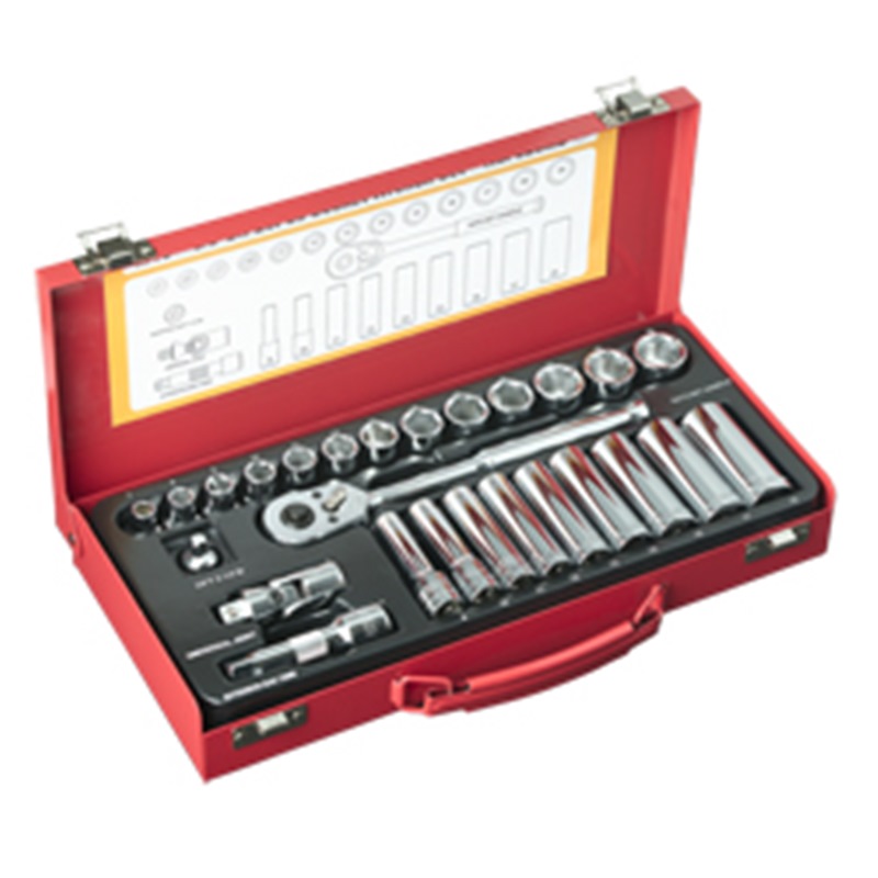 M10 3/8 SQ SOCKET SET METRIC SIZE 326MD ( 6PT-26PCS )
