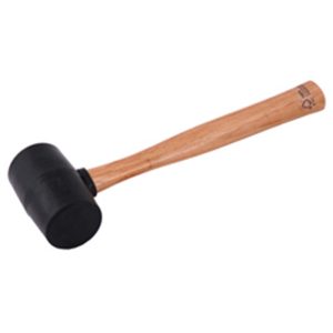 M10 Wood Handle Rubber Mallet Hammer | Model : M10-011-207-45