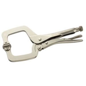 M10 C-Clamp Locking Plier (Swivel Pads) | Sizes : 6" (C-150), 9" (C-225), 11" (C-280), 14" (C-350), 18" (C-450), 24" (C-600) | Model : 008-380-0150