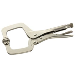 M10 C-Clamp Locking Plier (Swivel Pads) | Sizes : 6" (C-150), 9" (C-225), 11" (C-280), 14" (C-350), 18" (C-450), 24" (C-600) | Model : 008-380-0150