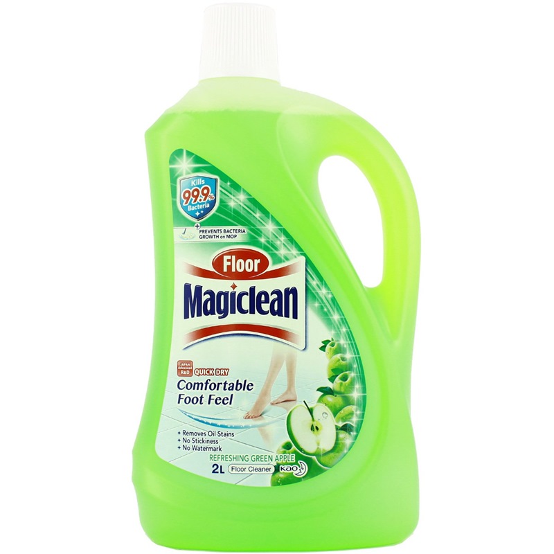 MAGICLEAN FLOOR CLEANER REFRESHING GREEN APPLE 2.0L- K747683