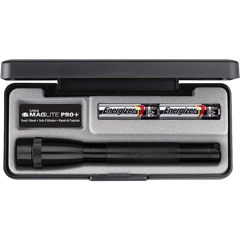 MAGLITE MINI PRO + LED 2AA FLASHLIGHT BLACK. ML-SP+P017