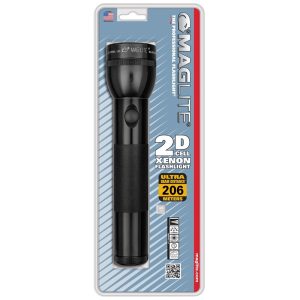 MAGLITE 2D FLASHLIGHT BLACK. HANG PACK. ML-S2D016