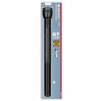 MAGLITE 6D FLASHLIGHT BLACK HANG PACK. ML-S6D016