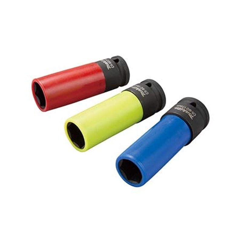 MAKITA DEEP SOCKET IN TEXTILE CASE 3PCS SET E-12354