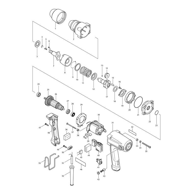Makita TW0200 Impact Wrench | Model : M-TW0200