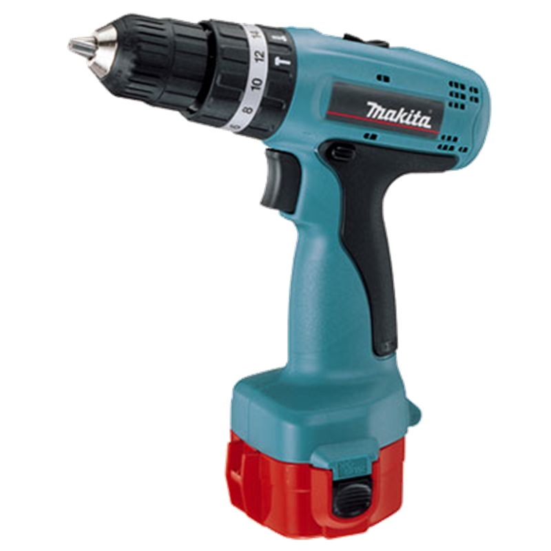 MAKITA 12V NI-CD 10MM HAMMER DRIVER DRILL, 8271DWE