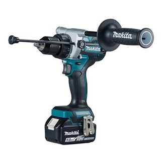 MAKITA 18V 2X5.0AH LI-ION 13MM (1/2") BRUSHLESS HAMMER DRILL DHP486RTE