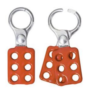 MASTERLOCK ALUMINIUM LOCKOUT HASP 1" ROUND - 416