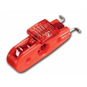MASTERLOCK MINI CIRCUIT BREAKER LOCKOUT RED TAB-S2391