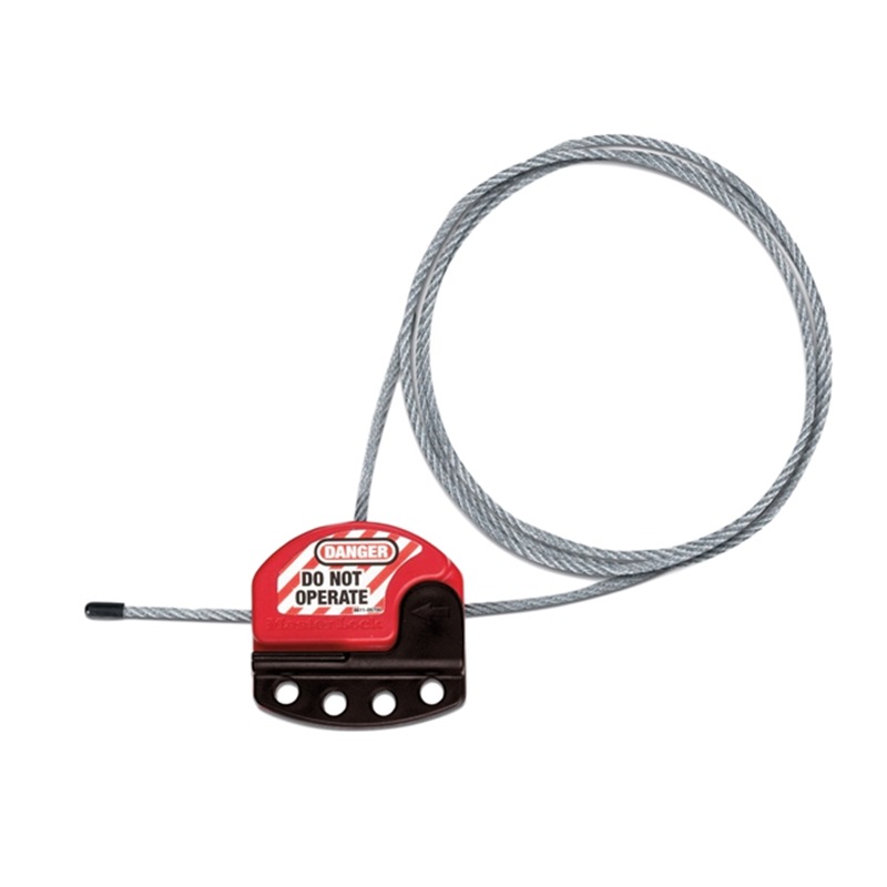 MASTERLOCK ADJUSTABLE 6' CABLE LOCKOUT - S806