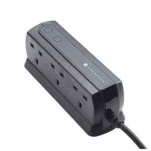 MASTERPLUG 2M SURGE COMPACT 6W BLACK SRGD62MB-MPA