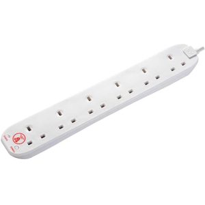 MASTERPLUG 2M EXTENSION CORD 6W WHITE SWSRG62N-MPA