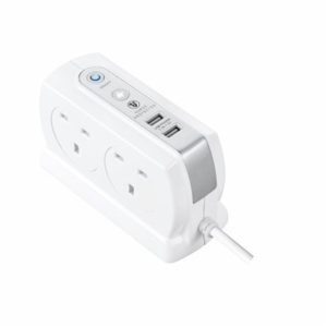 MASTERPLUG 3M SURGE USB COMPACT 4W WHITE SRGDSU43PW-MPA