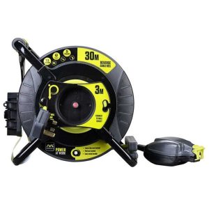 MASTERPLUG 30M+3M ANTI-TWIST REVERSE REEL OATRU3013FL3IP-PXA