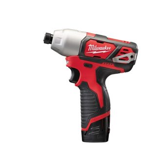 MILWAUKEE 12V 2.0AH LI-ION 1/4"HEX. IMPACT DRIVER, M12BID