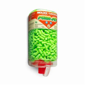 MOLDEX PLUG STATION WITH 500 PAIRS OF PURA-FIT DISPOSABLE EARPLUG, NRR 33DB