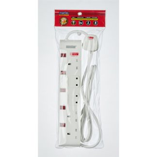 MORRIES 3M EXTENSION CORD 5W W/BUILT IN VARISTOR - MS3255