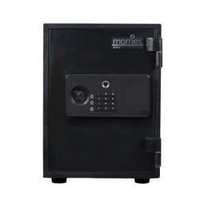 MORRIES FIRE RESISTANT BIOMETRIC/DIGITAL/KEY SAFE - EST 53KG MS21TUF-BK