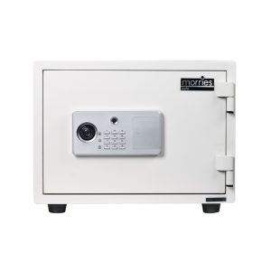 MORRIES FIRE RESISTANT BIOMETRIC/ DIGITAL/KEY SAFE - EST 28KG MS16UF-WH