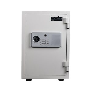 MORRIES FIRE RESISTANT BIOMETRIC/ DIGITAL/KEY SAFE - EST 28KG MS16TUF-WH