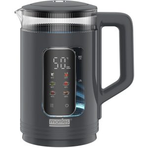 MORRIES DIGITAL DOUBLE LAYER BOROSILICATE GLASS KETTLE MS7070DDLK