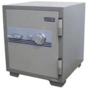 MORRIES FIRE RESISTANT DIAL / KEY / HANDLE SAFE BOX - MS42TS