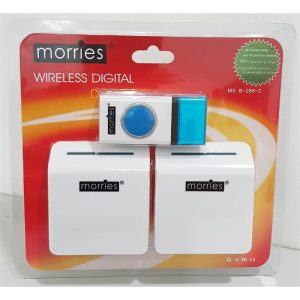 MORRIES WIRELESS DOORBELL (DOUBLE)BS PLUG TYPE MS B288-2