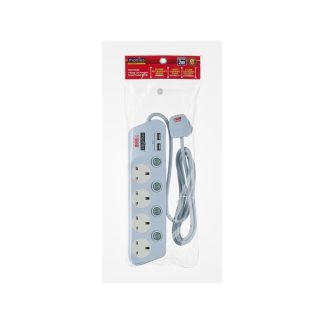 MORRIES 4WAY 13A EXT CORD 2M /2USB PORTS MS3344N4-2M/USB-B