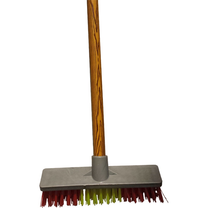 MOSAIC BROOM T902 C/W WOODEN HANDLE