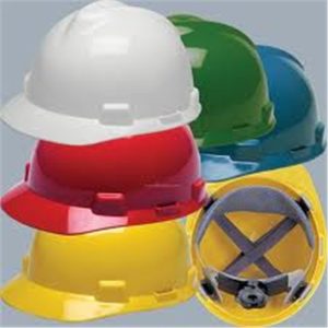 MSA V-GARD SAFETY HELMET WITH RATCHET GEAR (CHINA MADE)