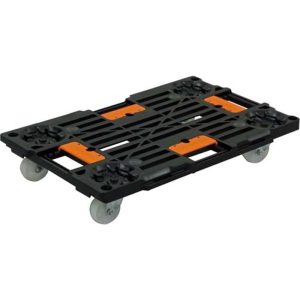 NANSIN INTERLOCKING PLATFORM TROLLEY W/SIDE STOPPER, PD4273N 680X420X120MM