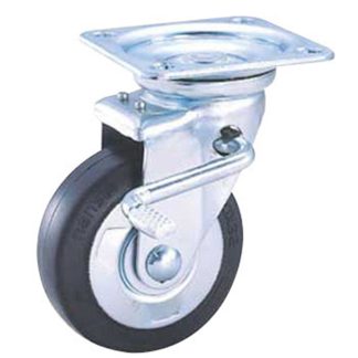NANSIN #50 RUBBER CASTER SWIVEL BRAKE