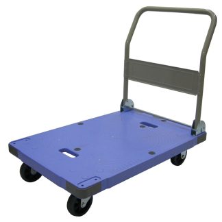 NANSIN SILENTMASTER PLASTIC PLATFORM TROLLEY DSK301 W/BRAKE 300KG