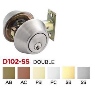 NELON DOUBLE DEADBOLT LOCK D102 SERIES
